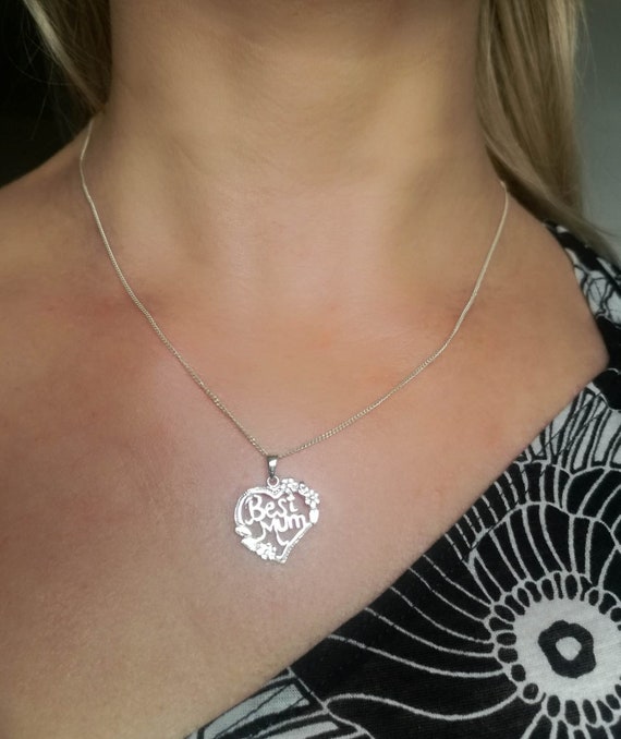 The Everyday Clear Water Diamond Necklace- 14K White Gold Over Sterlin –  MUMMY X TUMMY