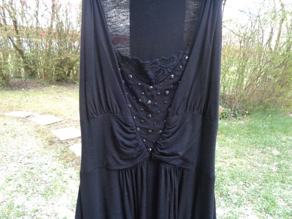 Vintage cocktail dress 90's/Extensible!!!/French … - image 2