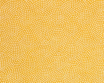 Origami Paper - Washi Paper - Yuzen Paper - Chiyogami Paper - Various Pack Sizes - White "Same Komon" Sharkskin Design on Yellow - #0820