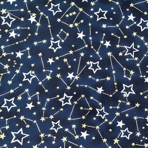 Origami Papier - Washi Papier - Yuzen Papier - Chiyogami Papier - Verschiedene Packungsgrößen - Sterne und Sternbilder auf Blau - #0700**
