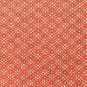 Origami Paper - Washi Paper - Yuzen Paper - Chiyogami Paper - Various Pack Sizes - Red Shippo Design - #0791