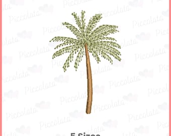 Palm Tree Embroidery Design / Palm Embroidery Design / Beach Embroidery Design Digital Download for Embroidery Machines Digital File