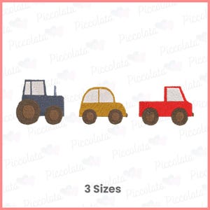 Vehicles Set Embroidery Design / Car Embroidery Design Baby Embroidery Design Digital Download for Embroidery Machines / Digital File