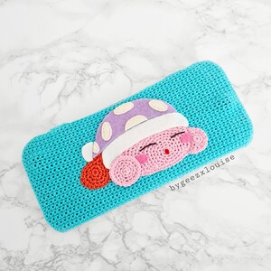 Crochet Nintendo Switch Case Kibry Theme Star Kirby and - Etsy