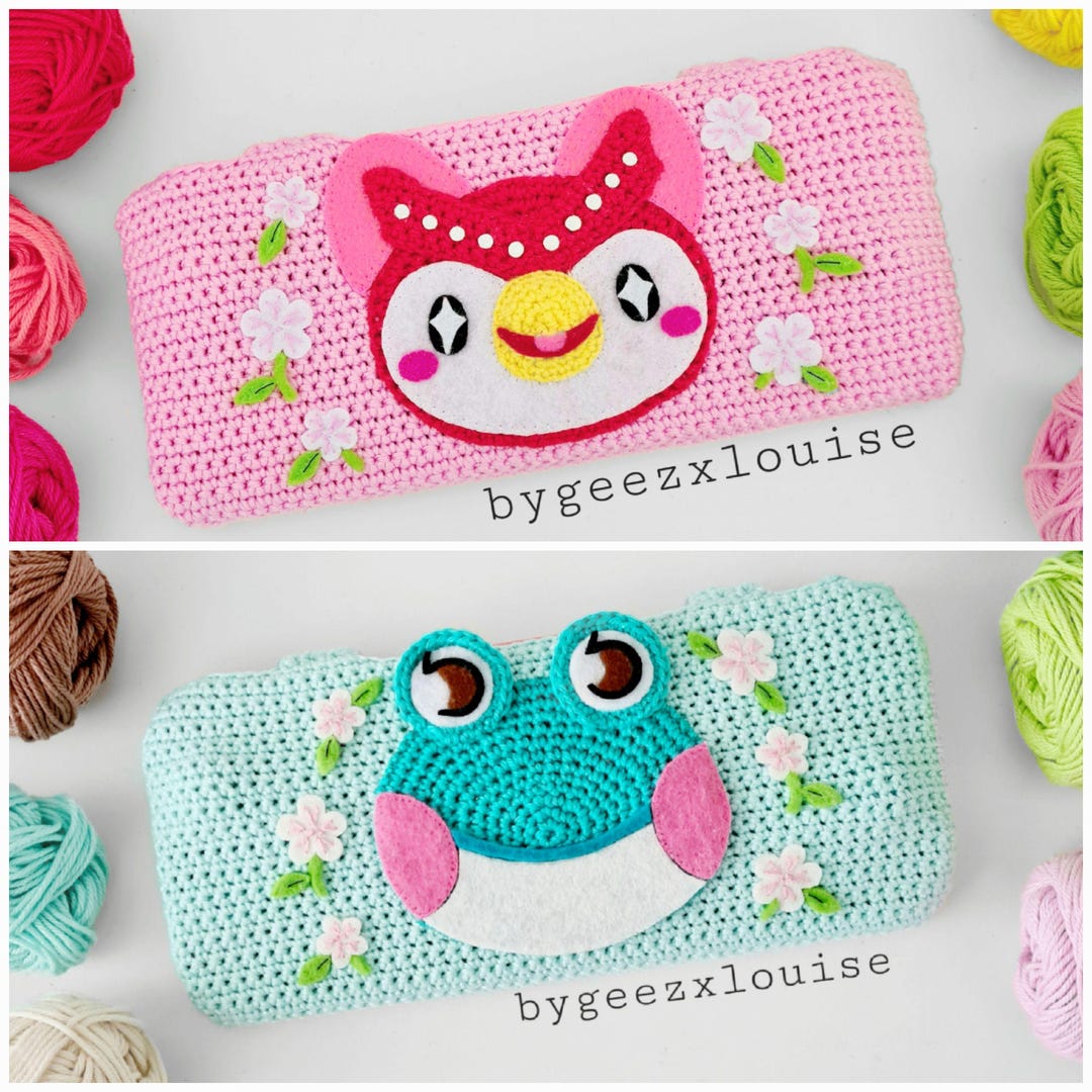 Crochet Nintendo Switch Lite Case - Lily and Celeste From Animal ...