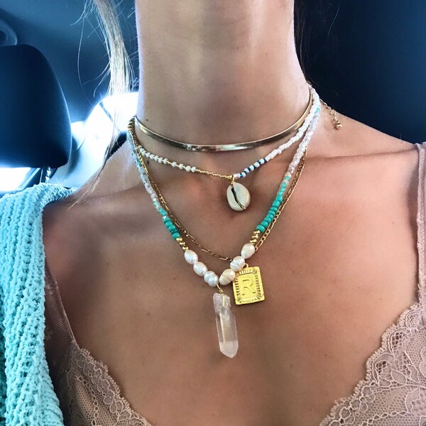 Vsco seashell necklace clearance