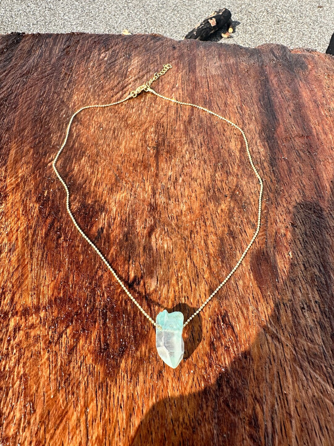 Diana Wilson Arcana - Rock Crystal Necklace - Aqua
