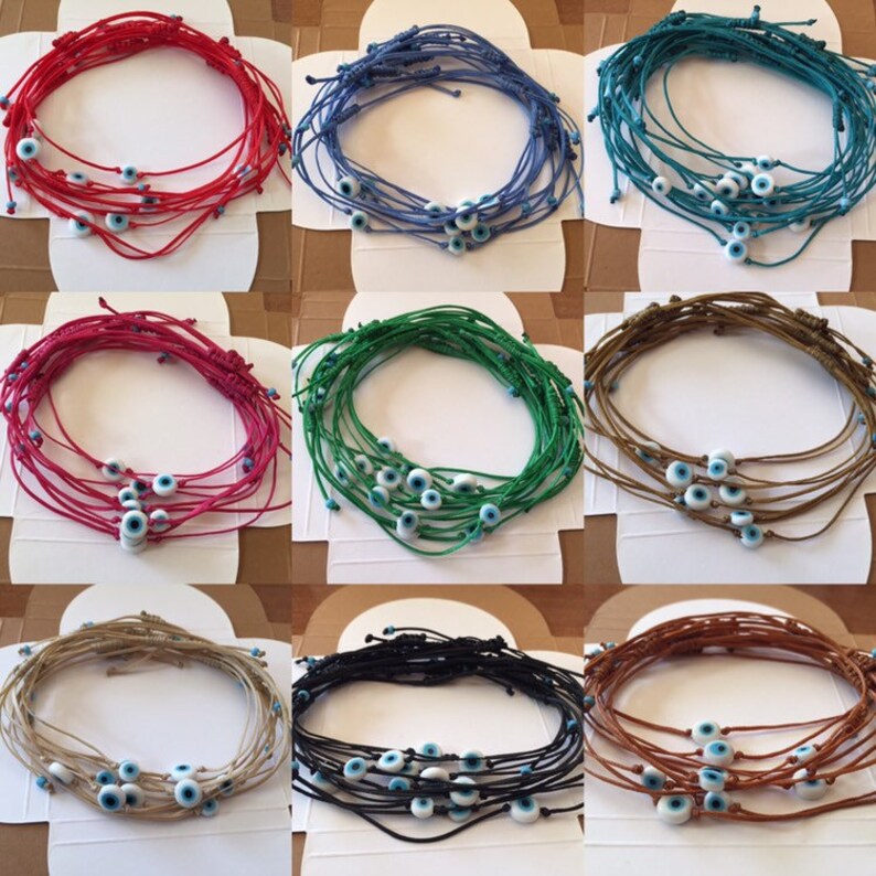 Red string evil eye bracelet women Evil eye jewelry men Evil eye charm Good luck gift Friendship bracelet Protection amulet Evil eye favor