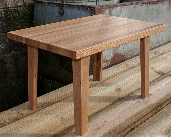 Oak Coffee Table Recycled Slab Top