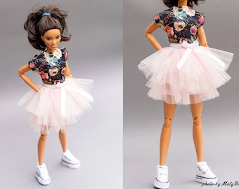 Doll clothes - Tu tu dress -  Clothes for 11.5 - 12 inches doll and 1/6 scale action figure