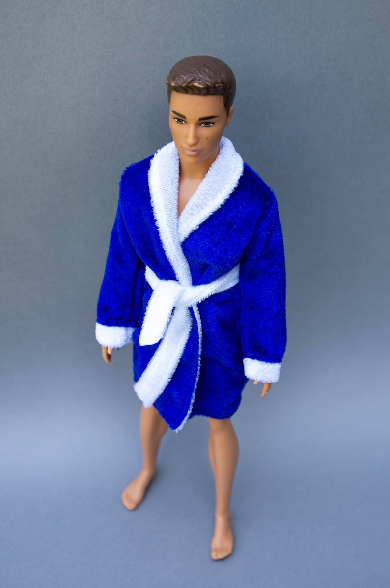 Ken Clothes Ken Doll Bathrobe Barbie Doll Clothes Ken Doll Etsy