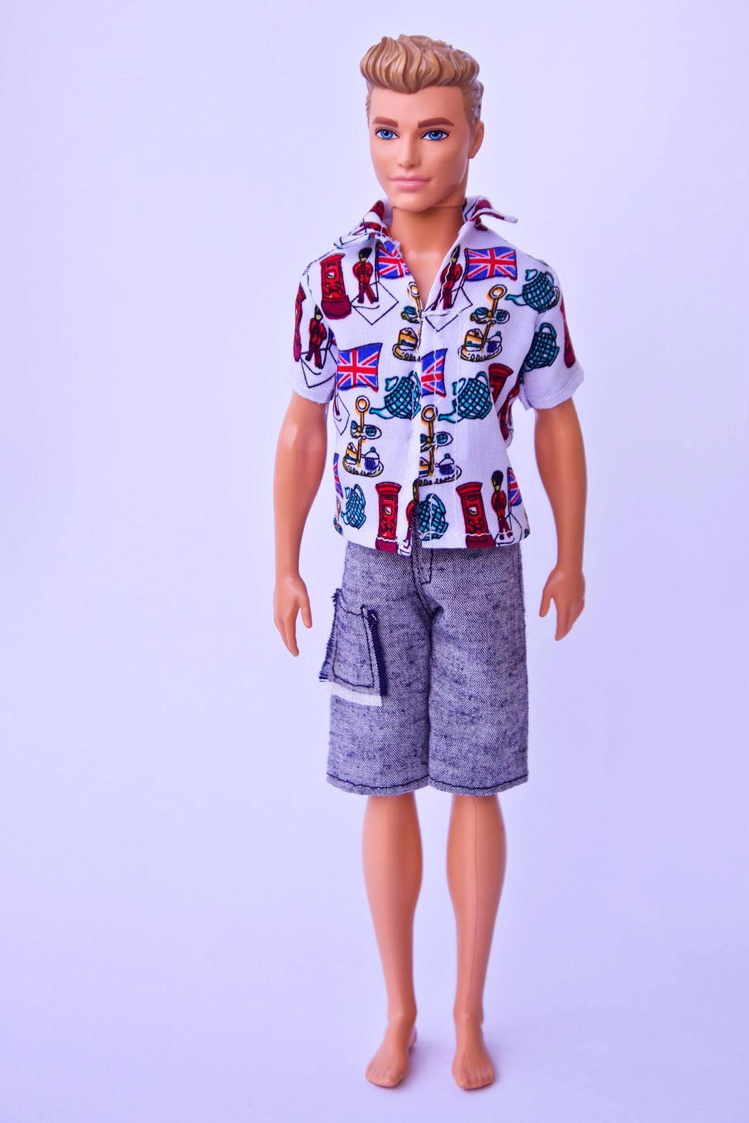 Ken doll clothes Ken shorts and Ken shirt Barbie clothes Etsy