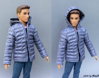 Doll clothes -  Jacket - clothes for 12 inches male doll, 12'' doll clothing, 1/6 scale action figure