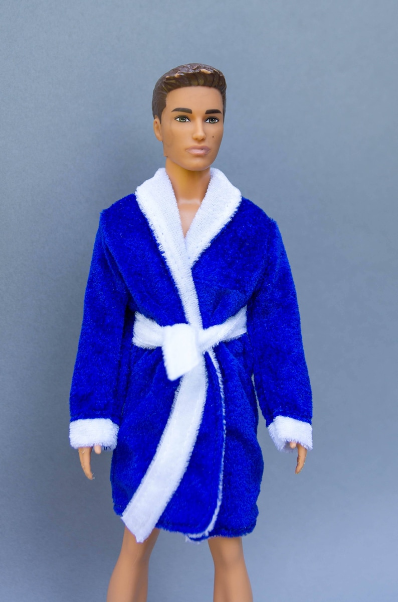 Ken Clothes Ken Doll Bathrobe Barbie Doll Clothes Ken Doll Etsy