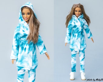 Doll clothes - Set 2 in 1 - Jacket and Pants  - Clothes for 11.5 - 12 inches doll and action figure Outfit Fashions for dolls