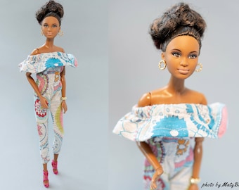 Vêtements de poupée - combinaison - Vêtements pour poupée de 11,5 à 12 pouces et figurine articulée à l'échelle 1/6