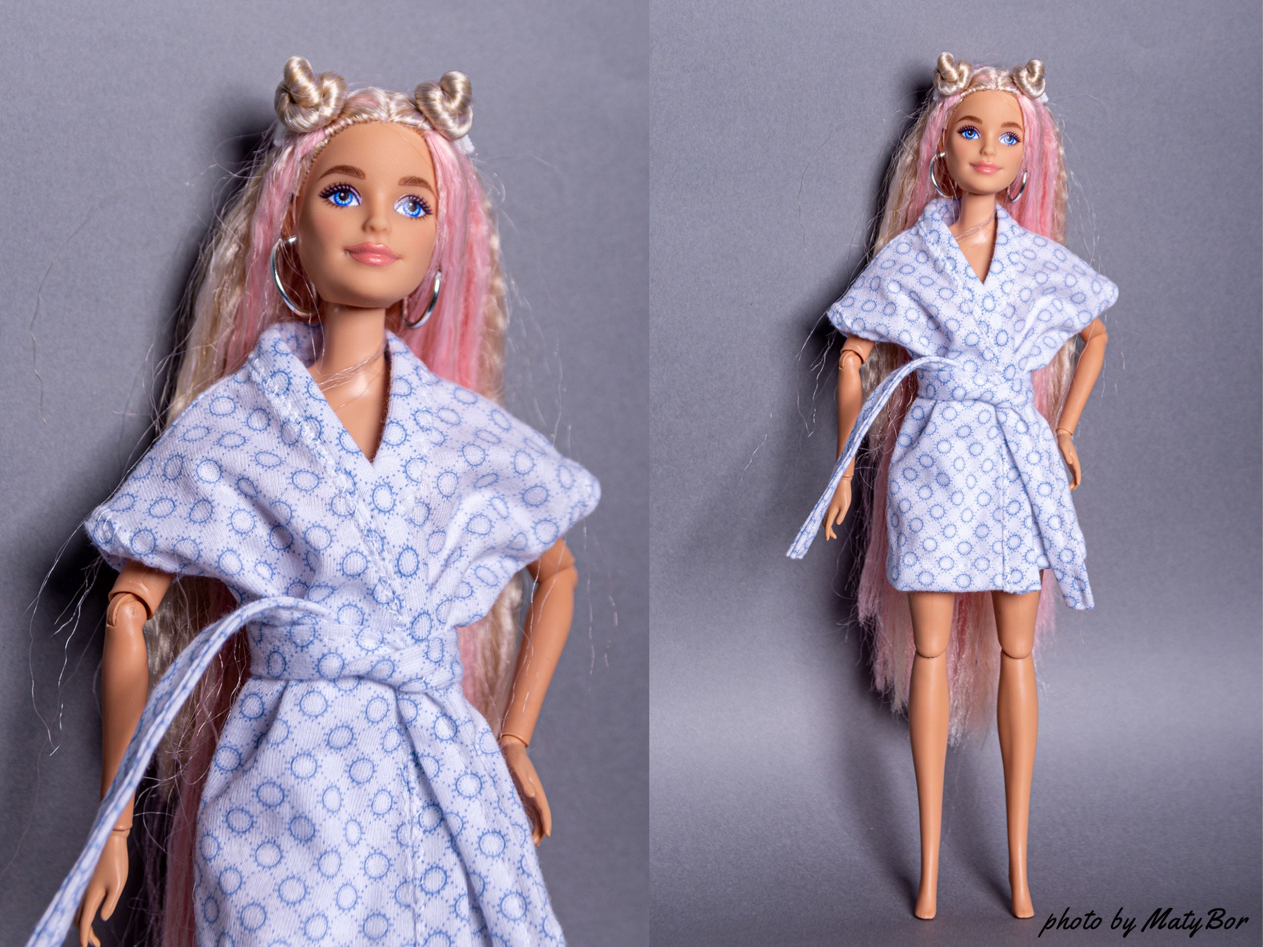 1/6 Scale Doll Taille ensemble de literie pour Barbie et Ken poupées handmade 
