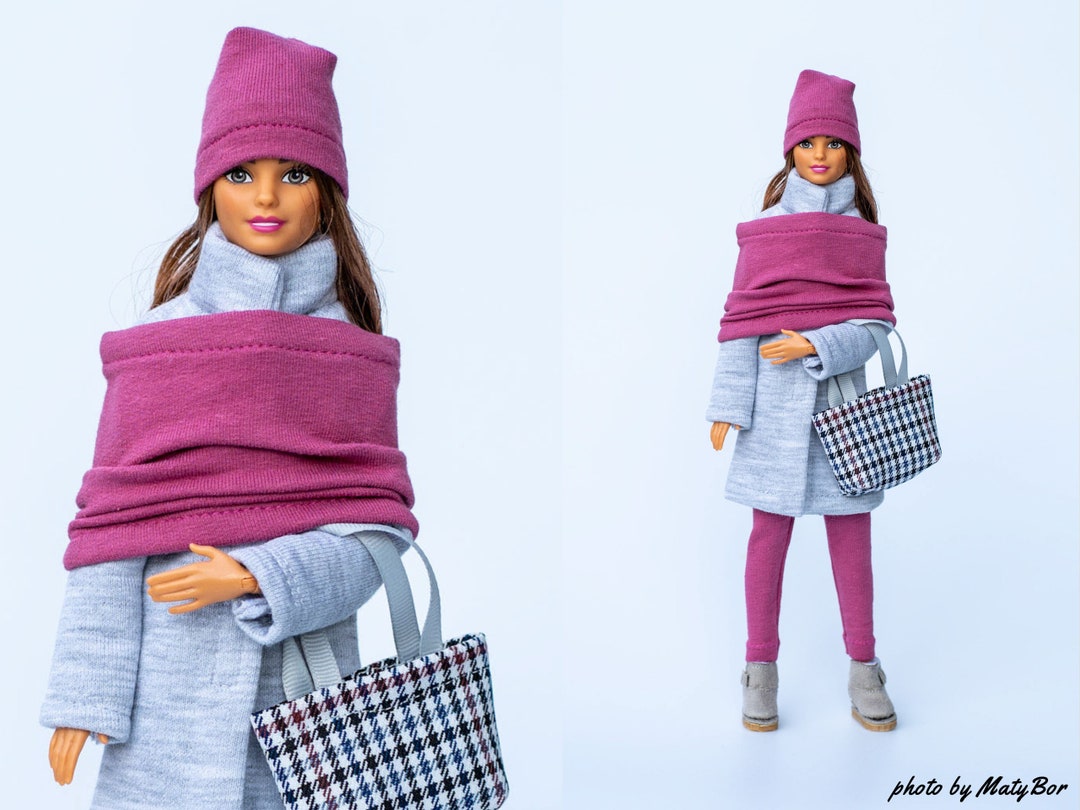 thumbnail image 2 of Apatsuki White Business Suit Outfit For 11.5" Fashion Dolls - Includes Coat, Pants, Top, Bag - Fits Barbie 2 of 4