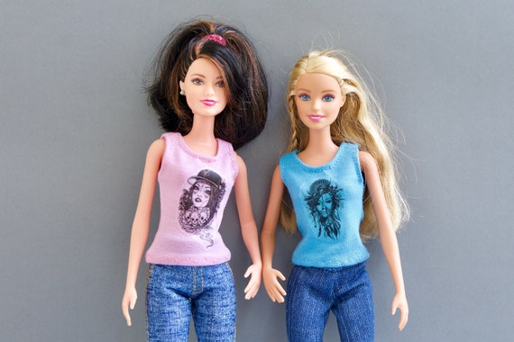 barbie doll top