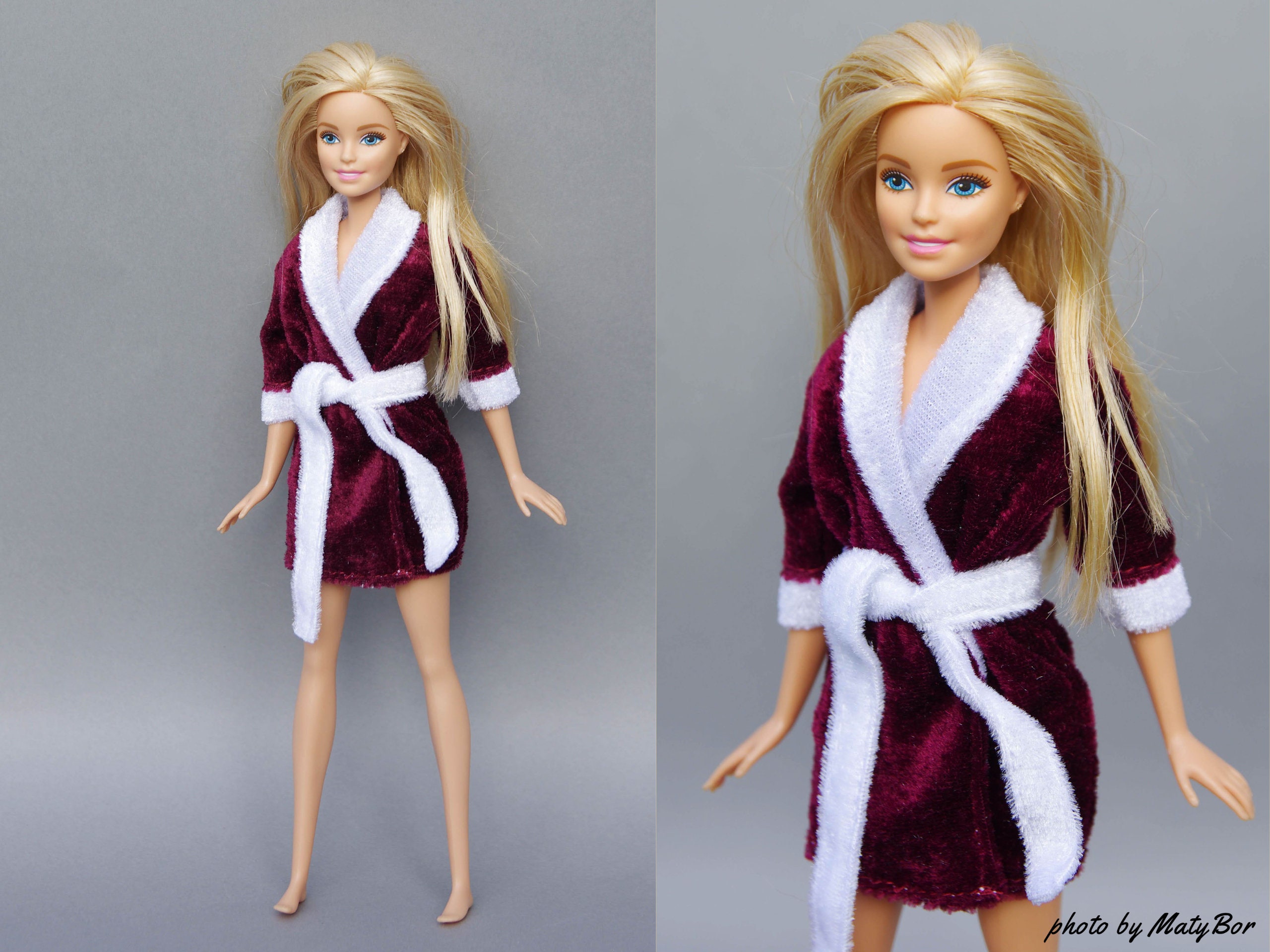 Barbie clothes Barbie bathrobe Barbie doll clothes for | Etsy