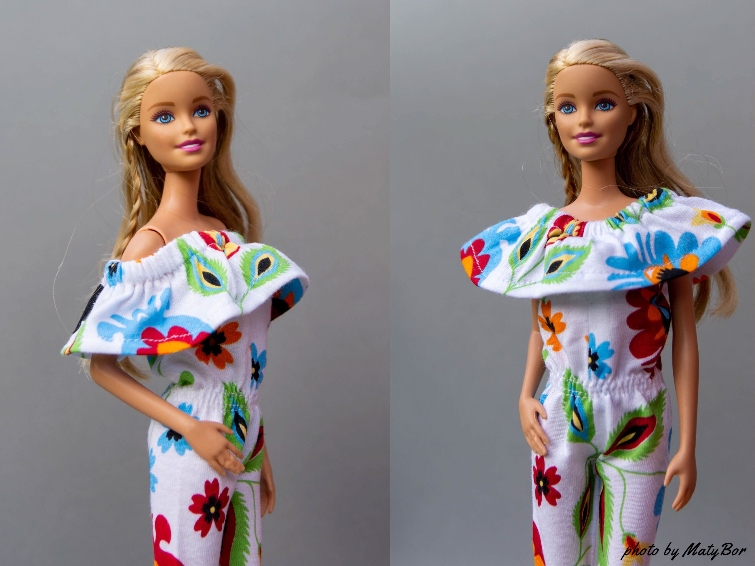 Puppenkleidung Weihnachts-Elch Overall - Für 15cm/17cm Puppen, Süßes Outfit