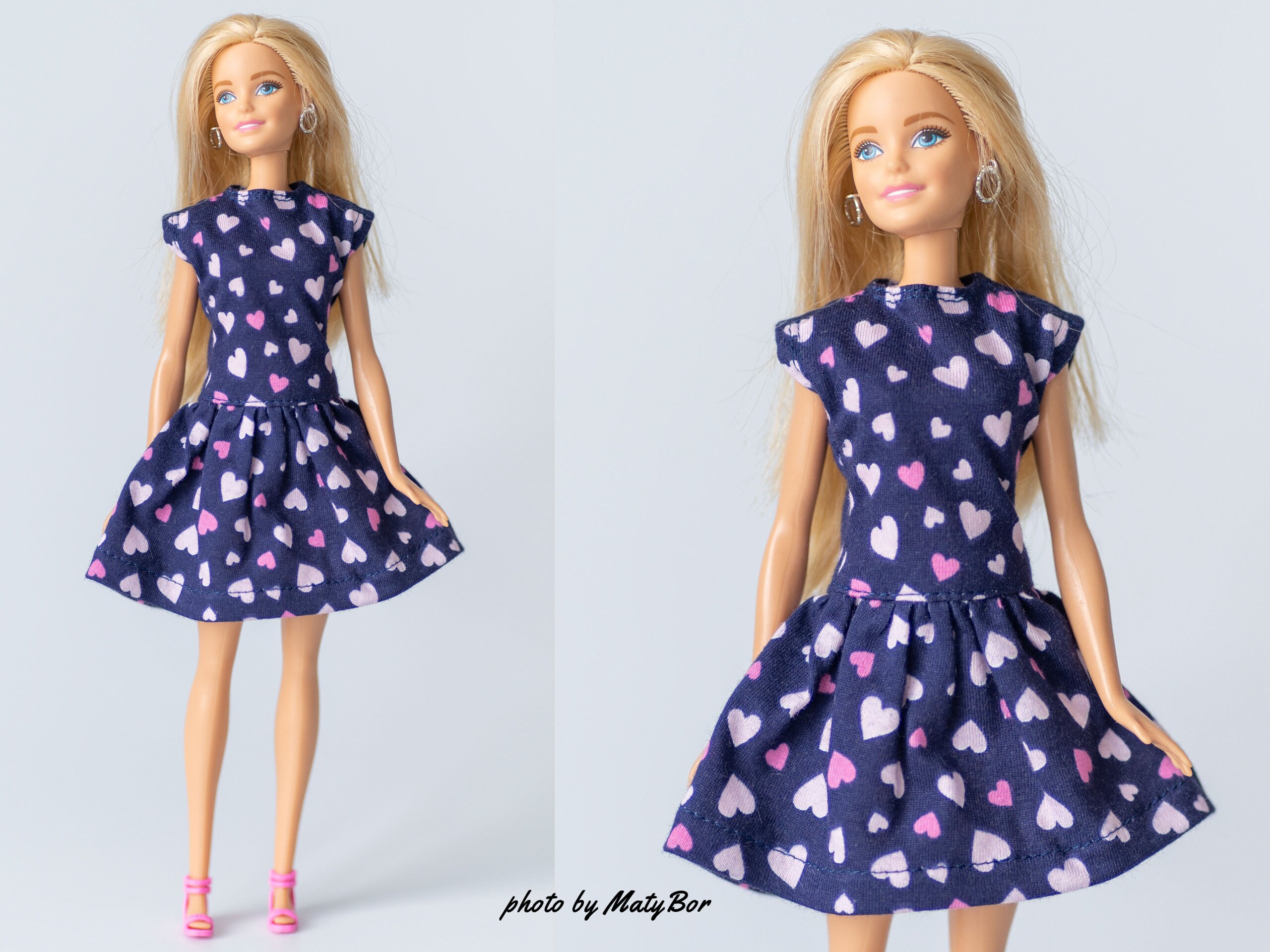 Doll Clothes - Dress - Clothes for 11.5 Inches Dolls and Action Figures  Outfit Fashions for Dolls - Etsy