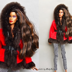 Doll clothes - Doll jacket - Clothes for 11.5 inches doll Action figure Doll clothing Coat doll coat Made to move Fashionistas Doll coat