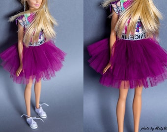 Doll clothes - Tu tu dress -  Clothes for 11.5 - 12 inches doll and 1/6 scale action figure