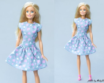 Doll clothes - dress - clothes for 11.5 inches dolls and action figures Outfit Fashions for dolls
