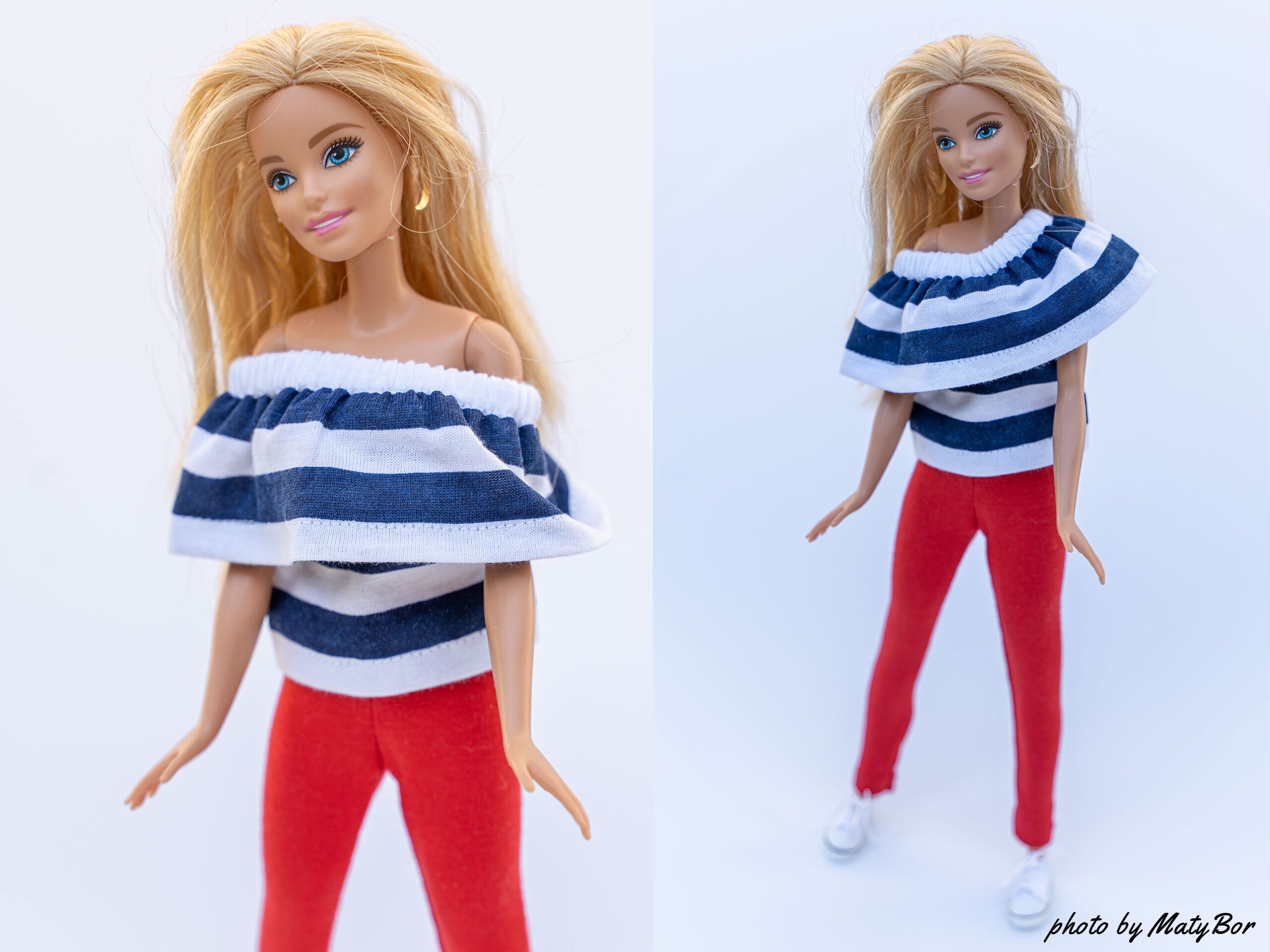 Barbie clothes Set 2 in 1 Barbie top and pants Barbie Etsy