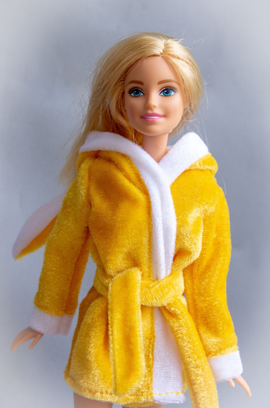 Barbie Clothes Barbie Bathrobe Rabbit Ears Curvy Barbie Etsy