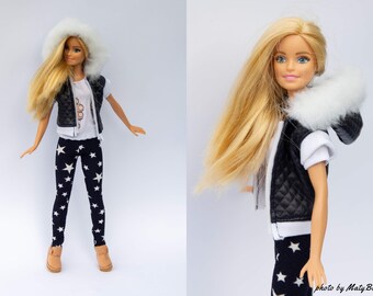 Doll clothes - Waistcoat - Sleeveless jacket - Clothes for 11.5 inches doll and action figure  Fashion Royalty M2M Fashionista Clothes