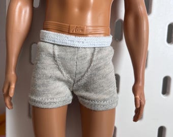 Clothes for doll - boxers shorts - Underwear for male doll Lingerie Clothing for 11.5 inches doll and action figure Outfit for doll