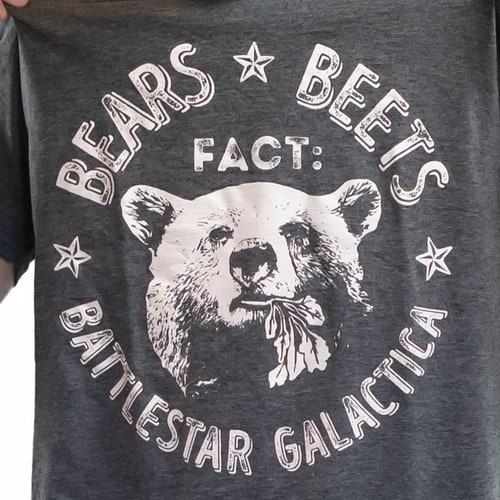 Bears Beets Battlestar Galactica Shirt Funny Dwight Schrute Etsy