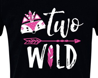 Two Wild - Second Birthday Shirt, Kids Gift