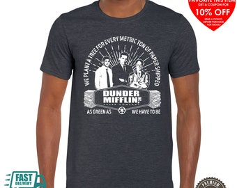 Dunder Mifflin, The Office, Funny Shirt, Recycle,  Funny Office Quote Shirt