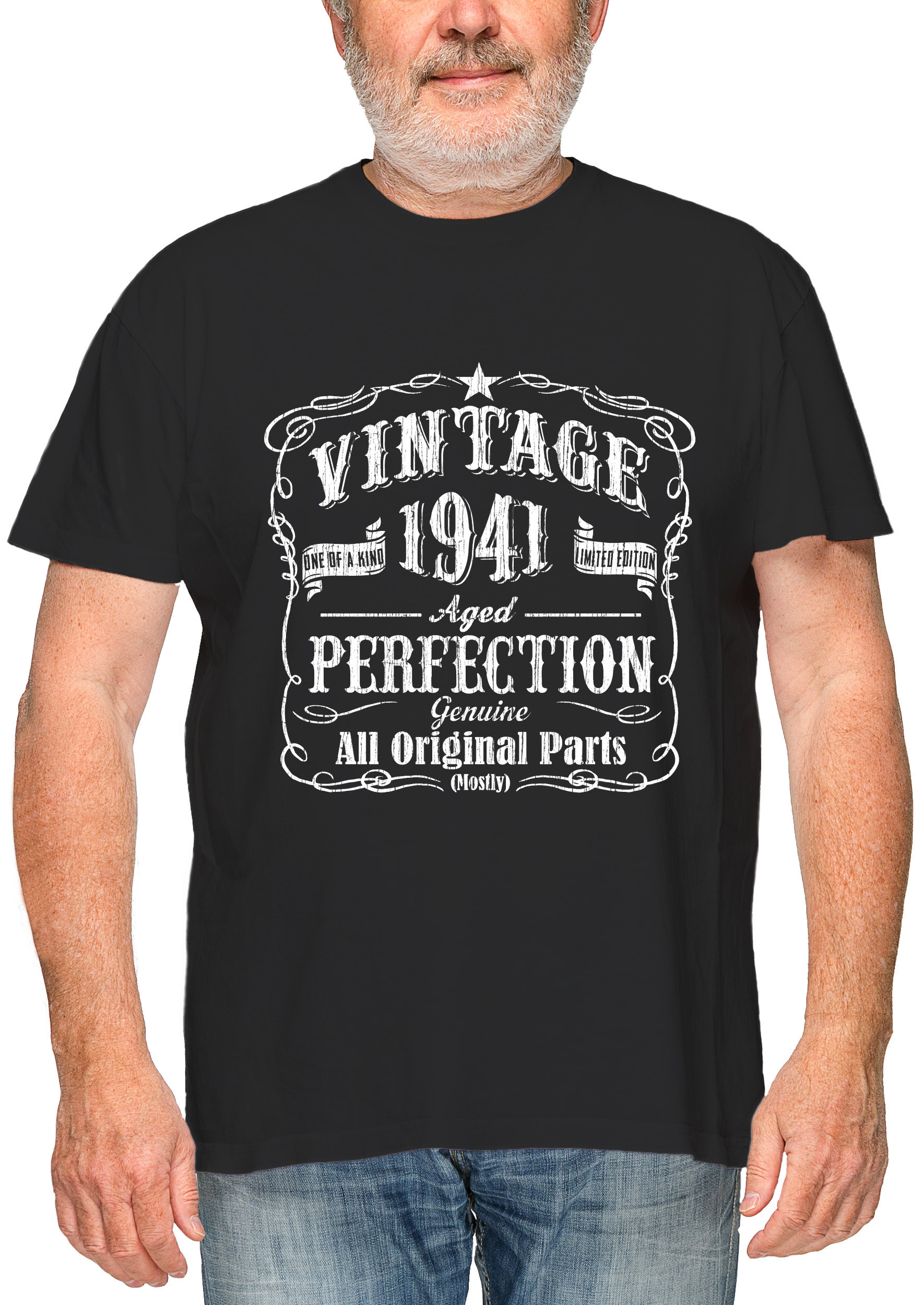 Retro Vintage 1941 Shirt Authentic Vintage 1941 T-Shirt 1941 Men T-Shirt 80th Birthday Shirt Born in 1941 Gift Tees