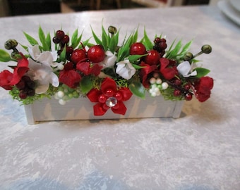 Details about / 1:12 Scale Wooden Window Box Trough Tumdee Dolls House Outdoor Flower Planter 95