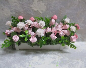 Details about / 1:12 Scale Wooden Window Box Trough Tumdee Dolls House Outdoor Flower Planter 95