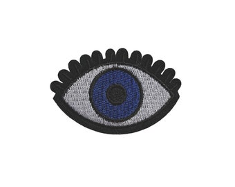 Embroidered Iron-on Eye Patch | Embroidered Eye Patch | Eye Embroidered Badge | Vision, Looking, Human Body, Observe