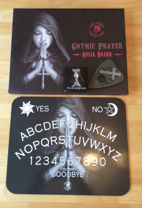 Anne Stokes Gothic Prayer Dark Angel Ouija Spirit Board Game With Planchette 