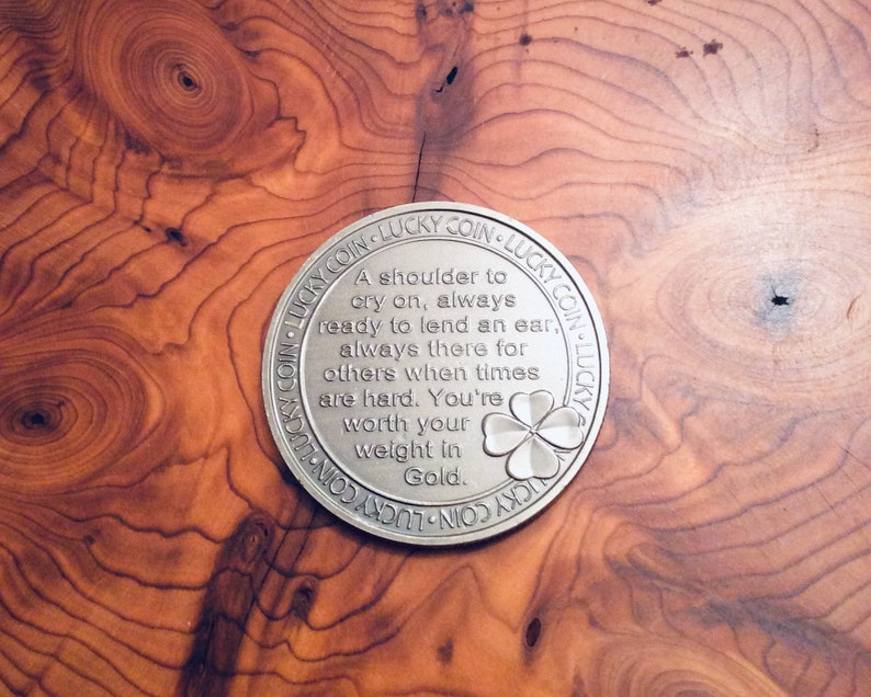 Lucky coin someone special coin silver coin good luck Etsy