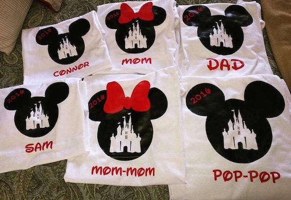 Disney Iron on Transfers for Shirts, Disney World Family Shirts, Disney  Iron on Decals, Disney Heat Transfers, Matching Disney Shirts 