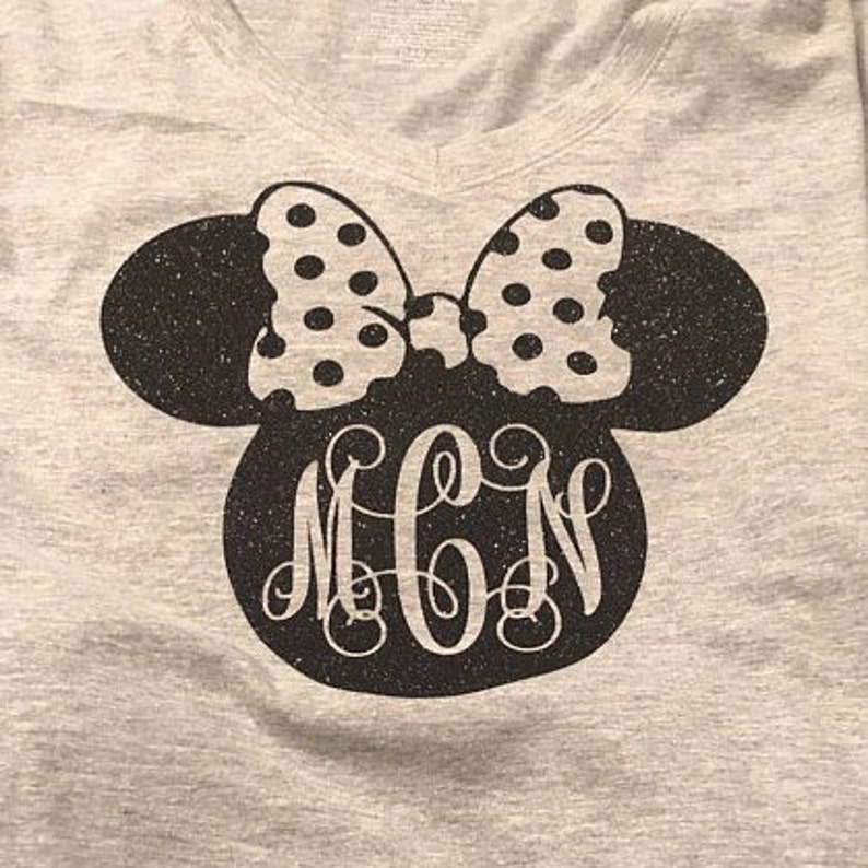 Disney Iron on Monogram Disney Iron on Transfers for Shirts Etsy
