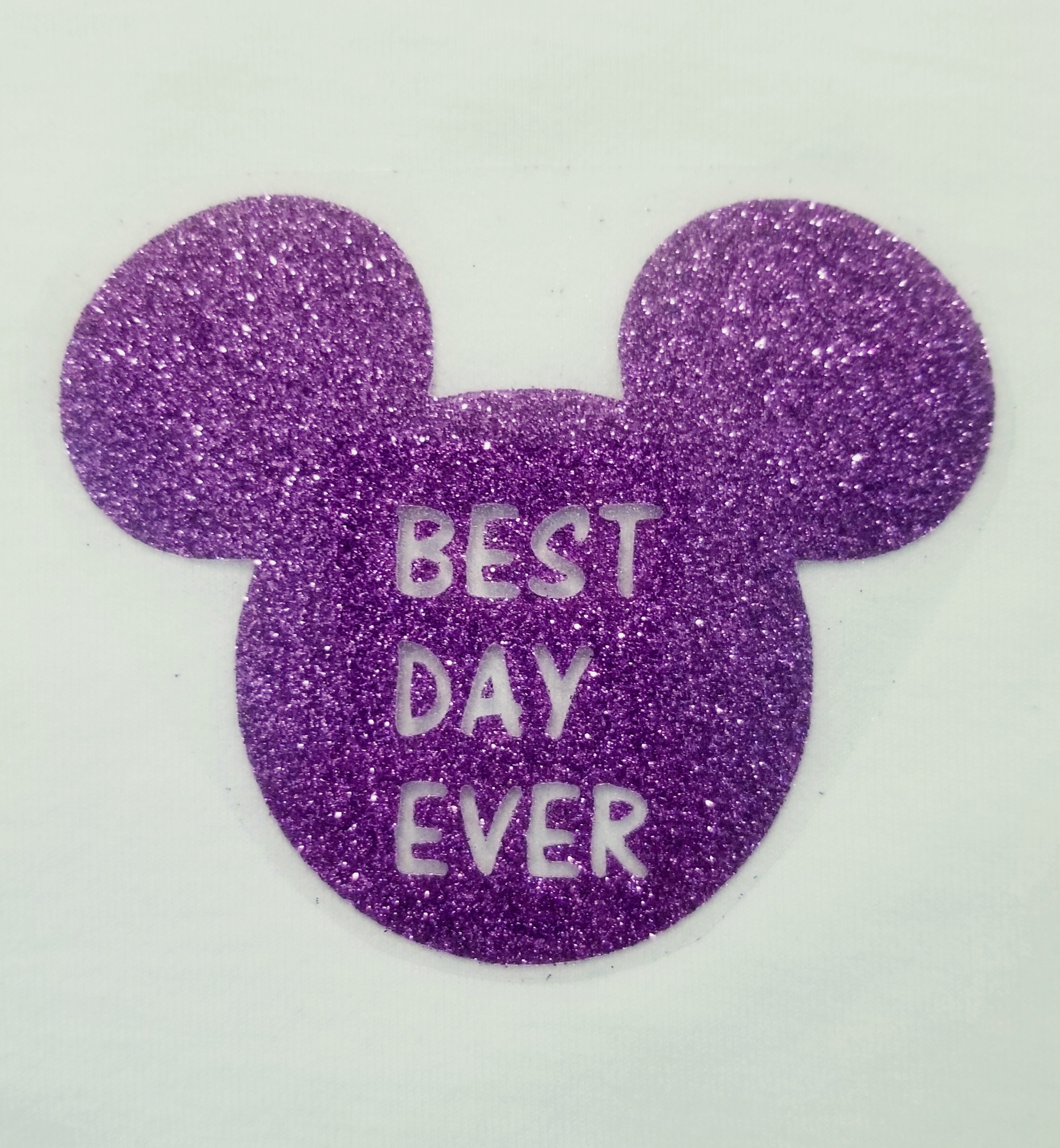 Disney Iron On Decal Disney Vinyl Iron On Disney World Etsy