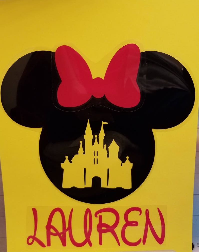 Disney Iron On transfers for shirts Disney Vinyl Iron Ons Etsy