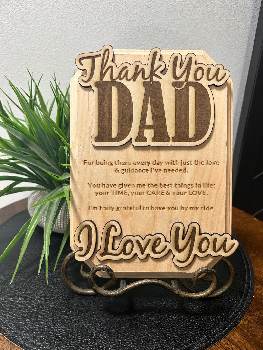 3D "i Love You Dad" Gift: Father's Day Desk Decor - Etsy