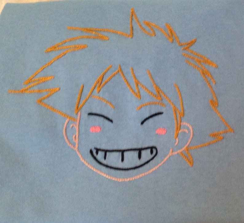 embroidered sweat Ed/'s head
