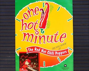 Red Hot Chili Pepper - One Hot Minute – Vintage Promo Poster – 1995