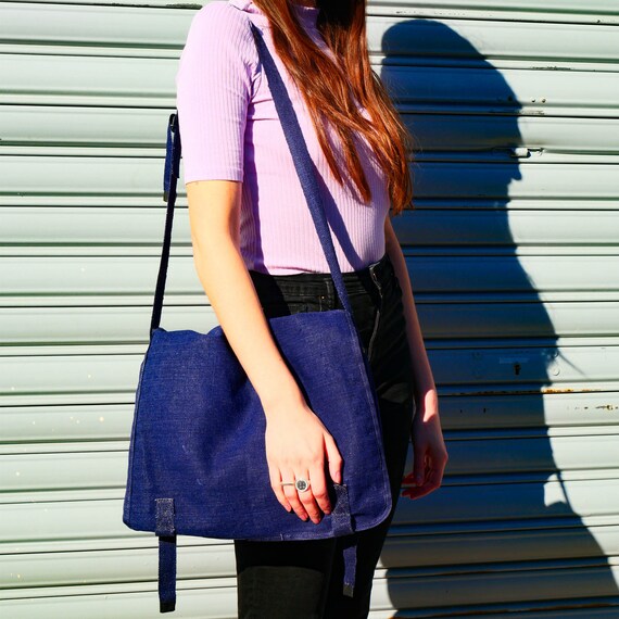 Vintage indigo bag